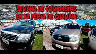 SOLO  CAMIONETAS  EN LA FERIA POPULAR DE GUAMANI QUITO