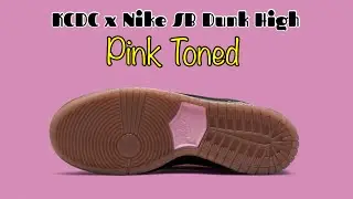 KCDC x Nike SB Dunk High Pink Toned