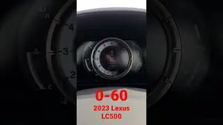 Lexus LC500 2023 года: разгон от 0 до 60 миль в час! *Я впечатлён*