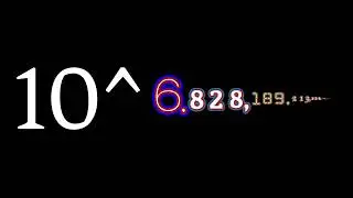 Numbers 0 to Googolplex with sound effect
