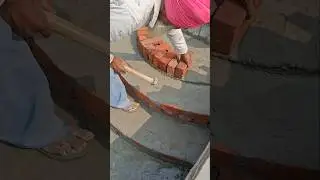 Half round brickwork
