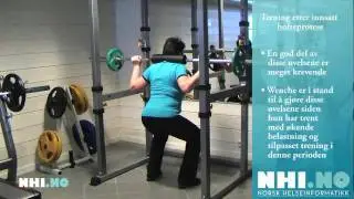 Trening etter innsatt hofteprotese