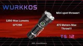 Wurkkos TS12 | A tiny beast of a pocket thrower #edcflashlight #wurkkos @wurkkosflashlight 