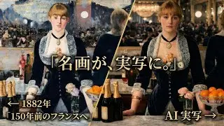 【AI実写化】蘇るフランス印象派：モネとルノワールの世界