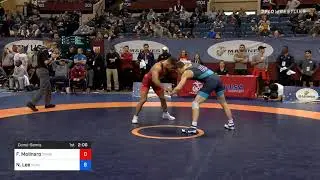 65 Kg Consolation Frank Molinaro Titan Mercury Wrestling Club Vs Nick Lee Nittany Lion Wrestling C
