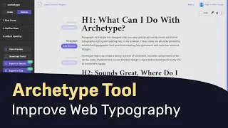 Archetype App - Vertically Space your typography perfectly with this tool