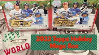 2022 Topps Holiday Mega Box:Bobby Witt Jr. Relic and SP Variations Galore!!!!!