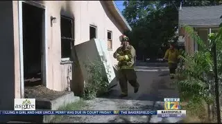 Niles Street vacant building fire