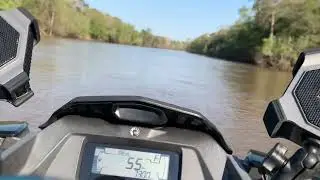 2021 Seadoo GTI 130 Top Speed Down River