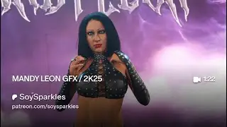 MANDY LEON GFX SHOWCASE #wwe2k25 #wwe2k25mods