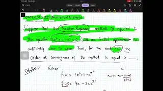 GATE-2015-Q21 (Numerical Analysis)