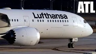 When Golden Hour Hits ATL ✈️🌅 53 Minutes of Freighters & Cinematic Departures (4K)