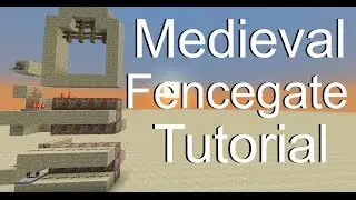 Medieval fence gate Tutorial - Minecraft 1.7.4 Simoncool38