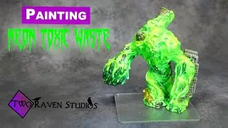 Painting Neon Toxic Waste on MonPoc Globbicus