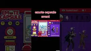 Emote capsule event||New event|free fire event|garena free fire