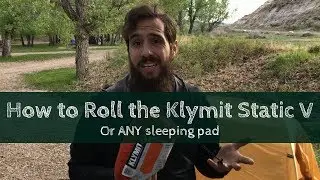 Rolling Up The Klymit Static V And ANY sleeping pad! (Fool Proof Method!) - Backcountry Forward