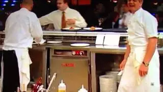 Hell's Kitchen Trevor tosses Sabrina's Salad