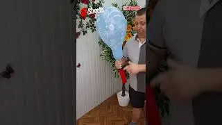 Blue Fireworks Balloon pop Show /Slow Motion #shorts #short #funny #fyp #happy #satisfying #balloon