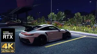 Crew Motorfest Porsche 911 GT3 RS New Island Maui City Cruising (4K PC Ultra)