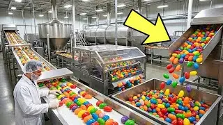 How It's Made the Mass Production of Jelly Beans in Mega Factory