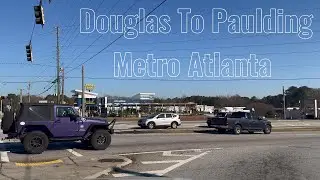 4K 60FPS Beautiful Monday Morning POV Drive 🌅 Metro Atlanta | Douglas ➜ Paulding
