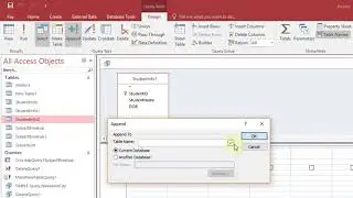 Create an Append Query in MS Access