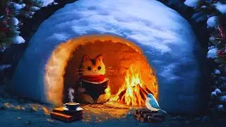 Winter Lofi Chill Pop with Real Cat Purring   &ndash; Cozy Study Beats for Focus & Relaxation ☕☃