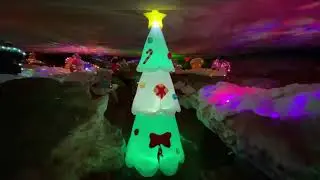 Christmas Lights, Wonderland Under Warrior, Rickwood Caverns State Park, Warrior, AL - December 2022