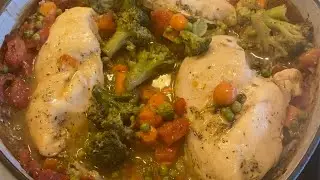 Tuscan Style Herbed Chicken, Enameled Cast Iron Skillet- Pampered Chef Inspired Recipes and Products
