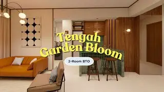 Tengah Garden Bloom 2-Room BTO | Modern Contemporary Interior Design Ideas