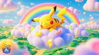 Deep Sleep Journey with Pikachu🌙 Gentle Piano Melodies for Healing Stress, Anxiety & Emotional Calm