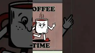 Adobe Illustrator Retro Character Design Vintage Poster #shorts