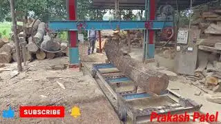 BabulWood Cutting Saw Mill |SawMill Working Process in Indian mills @IronOakSawmill
