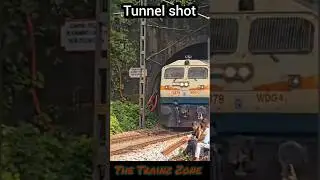 Tunnel shot WDP 4D 🔥🔥 || Indian Railways |#shorts #viralshorts #train