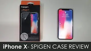 UNBOXING & REVIEW of Spigen Neo Hybrid Crystal Case for iPhone X (GUNMETAL)