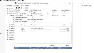 Ingreso de Factura de Conceptos de Proveedores - Tango Software