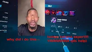 trying to beat tempo katana! (spoilers, i didnt and kinda got mad....