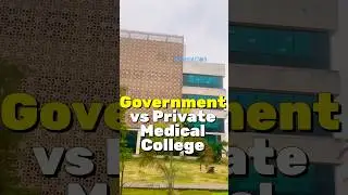 Government Vs Private MBBS Medical College #neet #aiims #pw #allen #shorts #trending