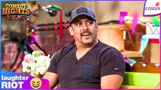 Comedy Nights Live | Mangala Aunty Says Endless Stupid Things To Salman | Colors TV