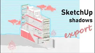 How to export shadows from SketchUp - Screenshot