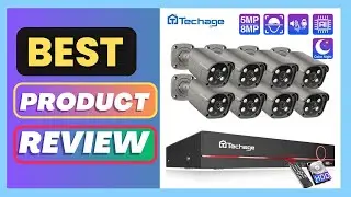 Best Techage 8CH 5MP 8MP Security Camera System 4K HD