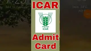 ICAR T-1 Exam Admit Card Realized || Download T-1 Admit Card || Downlod ICAR Admit Card 2022
