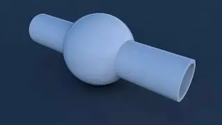 How to create cylinder in the sphere Typology cinema 4d Tutorial