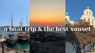 SANTORINI PART 2 | Volcano, Hot Springs and Pyrgos | Costa Grand Resort & Spa