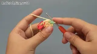 Crochet Big Turtle 3- Shell Rnds 1-3