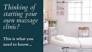 Thinking of running a massage clinic? Let's chat! | Massage Business Marketing