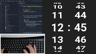 ASMR Programming - Coding Wheel Scroll Effect - No Talking