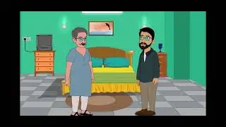 Saas or bahu ki adla badli #family #saasbahu #cartoon #kids 