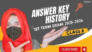 Answer key 🔑  History 8 | Aps 1st term exam 2025 - 2026 | Complete solution