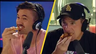 Dom and Randell eat a 3-year old pizza!